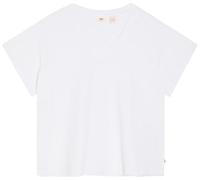 Levi's Camiseta de Talla Grande con Cuello en V para Mujer, Blanco +, 4XL Grande