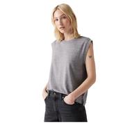 Levi's Boxy Tank Camiseta, Triblend Header Gray, S Mujeres