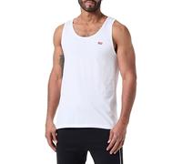 Levi'S Camiseta de Tirantes para Hombre Housemark, Blanco Brillante+Pecho Hit, S