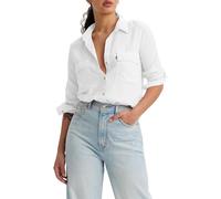 Levi's Camiseta Doreen Utility Woven, Blanco Brillante, S para Mujer