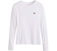 LEVI'S ® Camiseta 'Essential Housemark Long Sleeve Tee' rojo carmesí / blanco XS rojo carmesí / blanco