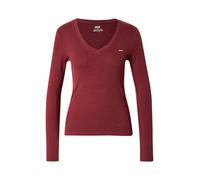 LEVI'S ® Camiseta 'Essential Housemark Long Sleeve V-Neck Tee' borgoña XS borgoña