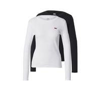 Levi'S 2pack Essential LS tee Camiseta Mujer (Pack de 2)