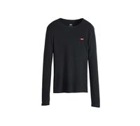 Levi's Essential Hm LS tee Camiseta, Caviar, M para Mujer