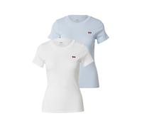 LEVI'S ® Camiseta 'Essential Tee (2-Pack)' azul pastel / blanco S azul pastel / blanco