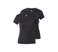 Levi's 2pack Essential SS tee Camiseta, 2 Pack Té Anthracite, XS Mujeres