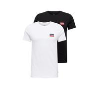 LEVI'S ® Camiseta 'Graphic Crewneck Tee - 2 Pack' marino / rojo / negro / blanco S marino / rojo / negro / blanco