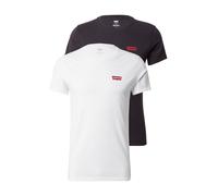 Levi's 2-Pack Crewneck Graphic Tee, Camiseta, Hombre, Chesthit White/Caviar, L
