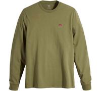 Levi's Long-Sleeve Original Housemark Tee, T-Shirt para Hombre, Bluish Olive, M