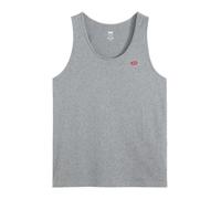 LEVI'S ® Camiseta 'Housemark Tank Top' gris claro / rojo sangre / blanco S gris claro / rojo sangre / blanco