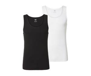 LEVI'S ® Camiseta 'Levi's® Pride Rib Tank - 2 Pack' negro / blanco L EUR