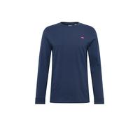 Levi's Long-Sleeve Original Housemark Tee, T-Shirt para Hombre, Cotton + Patch Dress Blues, XXL