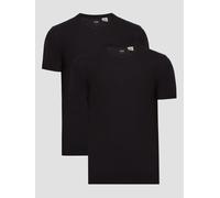 Levi's Camiseta SLIM 2PK Crewneck Pack de 2 Negra Talla L Hombre
