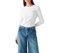 Levi'S Camiseta para Mujer Essential Hm LS tee, Color Blanco., XL