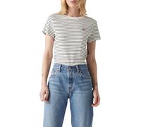 Levi'S Camiseta para Mujer Essential Hm SS tee, Maury Stripe Egret, XXS