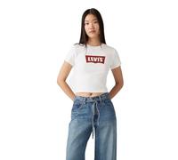 Levi's Camiseta para Mujer Graphic Essential Sporty tee, Blanco (0029), M