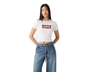 Levi's Camiseta para Mujer Graphic Essential Sporty tee, Blanco (0029), M
