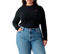 Levi's Camiseta para Mujer Pl Essential LS tee, Caviar, 3XL