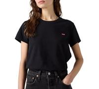 Levi'S Camiseta para Mujer The tee Striped Chesthit Logo, Negro Mineral., XXL