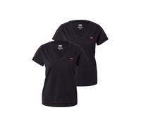 LEVI'S ® Camiseta 'Perfect V-Neck Tee (2-Pack)' rojo / negro / blanco L EUR