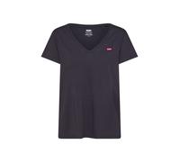 LEVI'S ® Camiseta 'Perfect V-Neck Tee' rojo fuego / negro / blanco M rojo fuego / negro / blanco