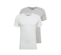 LEVI'S ® Camiseta 'Slim Crewneck Tee - 2 Pack' gris moteado / blanco M gris moteado / blanco