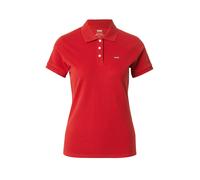 LEVI'S ® Camiseta 'Slim Polo Shirt' rojo / blanco S rojo / blanco
