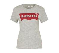 Levi's The Perfect Tee , Large Batwing Logo, Camiseta, Mujer, Logo Starstruck Heather Grey, M