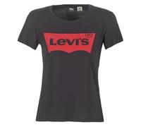 Levi's The Perfect Tee , Large Batwing Logo, Camiseta, Mujer, Mineral Black, M