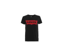 Levi's The Perfect Tee , Large Batwing Logo, Camiseta, Mujer, Mineral Black, S