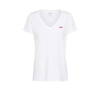 LEVI'S ® Camiseta 'The Perfect V-Neck' rojo / blanco M EUR