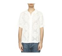 Levi's - Camiseta Tipo Suéter Camp Pointelle Crochet - Shirts - Hombre - Blanco - L -