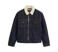 Levi's Hombre Cazadora vaquera Type III Sherpa Trucker forrada, Regular Fit, Azul (Give It A Rinse Sherpa), M