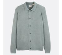 LEVI'S Cárdigan con botones. Color Gris Jaspeado