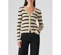 Levi's Mujer Cárdigan Tulip Redwood Stripe Creme Brulee Multi Colour M