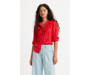 Levi's Carinna Button-down Shirt Red Talla: XS | Camisas Outlet | Mujer | Rojo