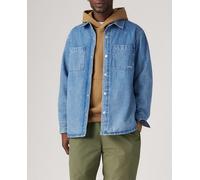 Levi's Cazadora vaquera de hombre de algodón tipo sobrecamisa. Azul 40/M