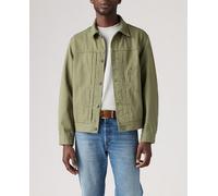 Levi's Cazadora vaquera de hombre lisa fit regular. Verde oscuro S