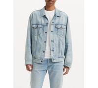 Levi's Cazadora vaquera de hombre lisa fit relajado. Azul claro XL