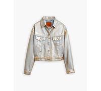 Levi's Cazadora vaquera de mujer. Azul Metálico M