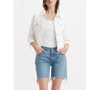 Levi's Cazadora vaquera de mujer. Blanco 36/XS