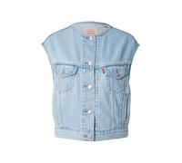 LEVI'S ® Chaleco 'Collarless Shrunken '90s Trucker Vest' azul denim S azul denim