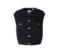 LEVI'S ® Chaleco 'Collarless Shrunken '90s Trucker Vest' negro denim M EUR