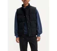 Levi's Chaleco de hombre guateado con cremallera y botones automáticos. Negro L