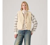 LEVI'S Chaleco de sherpa. Color Crudo