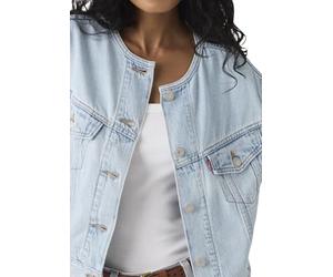 Levi's Chaleco encogido sin cuello de los años 90 para mujer, top Course, M