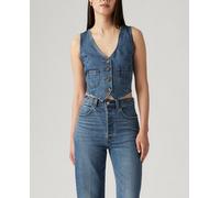 Levi's Chaleco vaquero de mujer 100% algodón. Azul 42 (L)