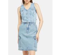 Levi's Chaleco vaquero de mujer corto con botones. Azul 40/M