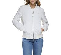 Levi's Chaqueta bomber acolchada Diamond para mujer, Jardín Blanco/Opulento, S