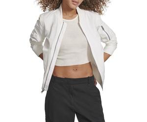 Levi's Chaqueta bomber Melanie Newport para mujer (talla regular y grande), color blanco/opulento jardín, XL